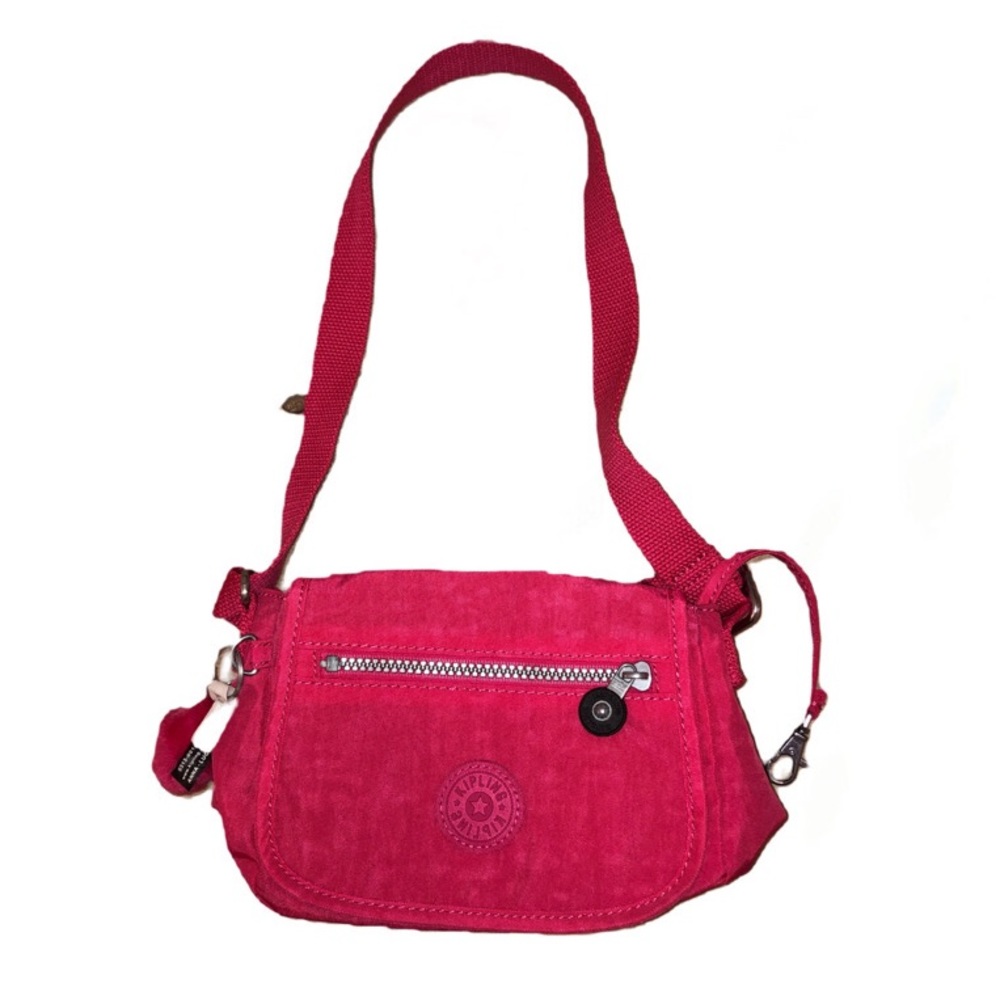 Kipling Crossbody Bag With Keychain, Pink